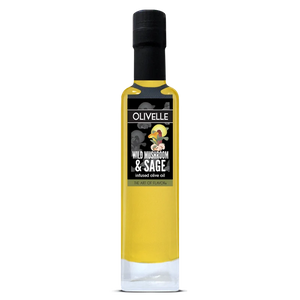 Wild Mushroom & Sage Infused Olive Oil by Olivelle
