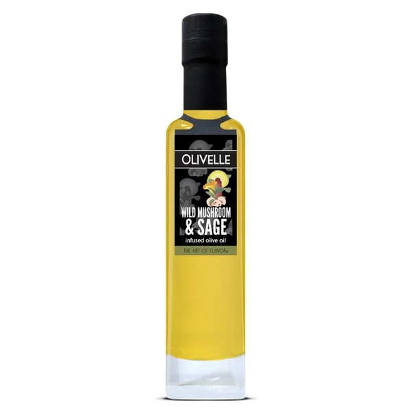 Wild Mushroom & Sage Infused Olive Oil by Olivelle