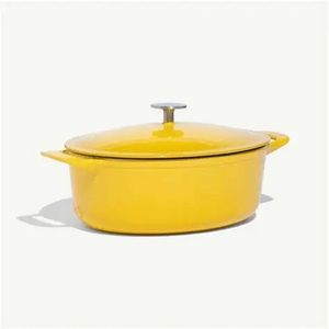 Made In Enameled Cast Iron 7 Qt. Oval Dutch Oven- Choose from 5 Colors