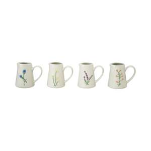 Botanical Emboss Creamer Pitcher - Choose from 4 Styles