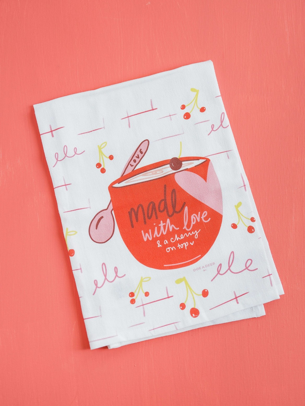 Cherry On Top Flour Sack Towel