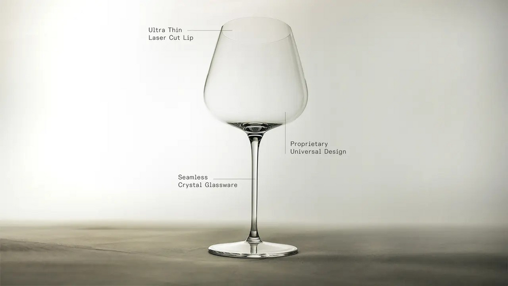 Crystal Red Wine glasses - 4 set