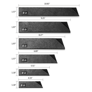 6-Piece Knife Edge Guard Set, Black