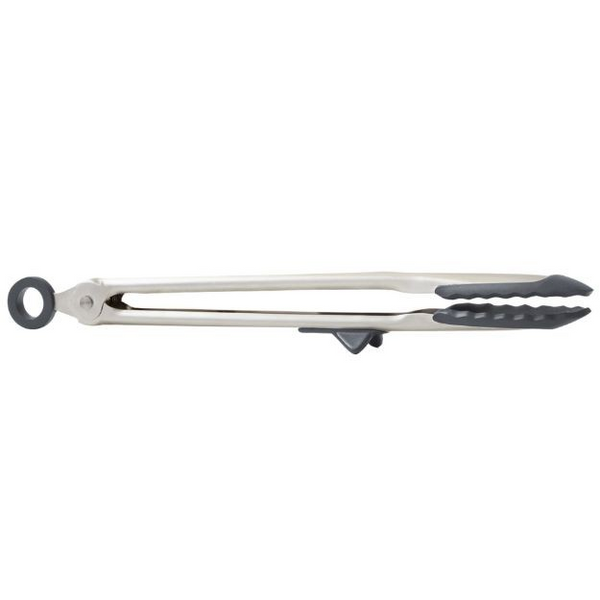 Tip Top Tongs Silicone - Charcoal 13"