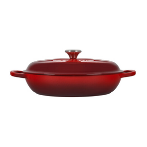 Le Creuset, Cerise, 5qt., Signature Braiser