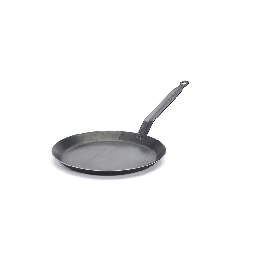 9.5" Blue Carbon Steel Crepe & Tortilla Pan De Buyer