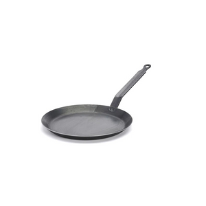 9.5" Blue Carbon Steel Crepe & Tortilla Pan De Buyer
