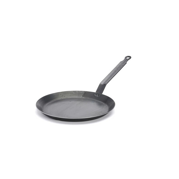 9.5" Blue Carbon Steel Crepe & Tortilla Pan De Buyer