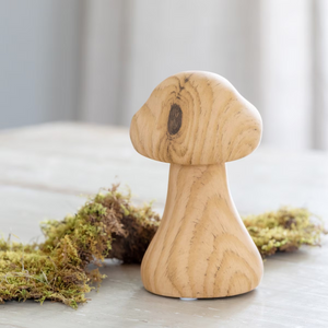 Faux Bois Garden Forest Mushroom, 6"
