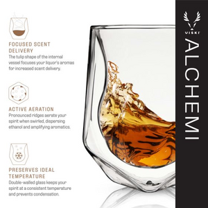 Alchemi Double-Walled Aerating Tumbler Viski