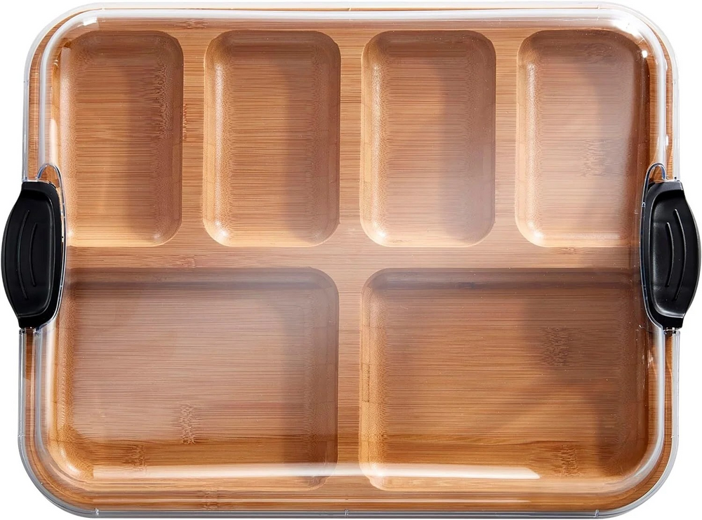 Build-a-Board Bamboo Cutting Board with Lid