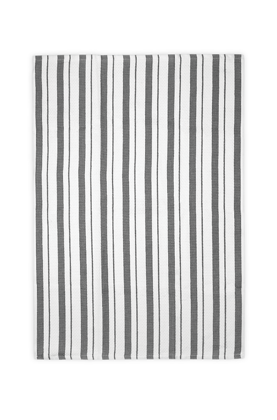 Basket Weave Stripe Towel Stone