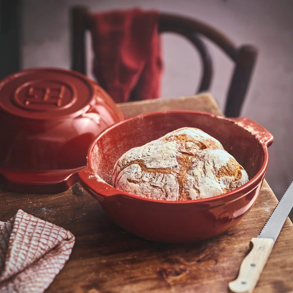 Bread Pot Maple Red Emile Henry (burgundy)