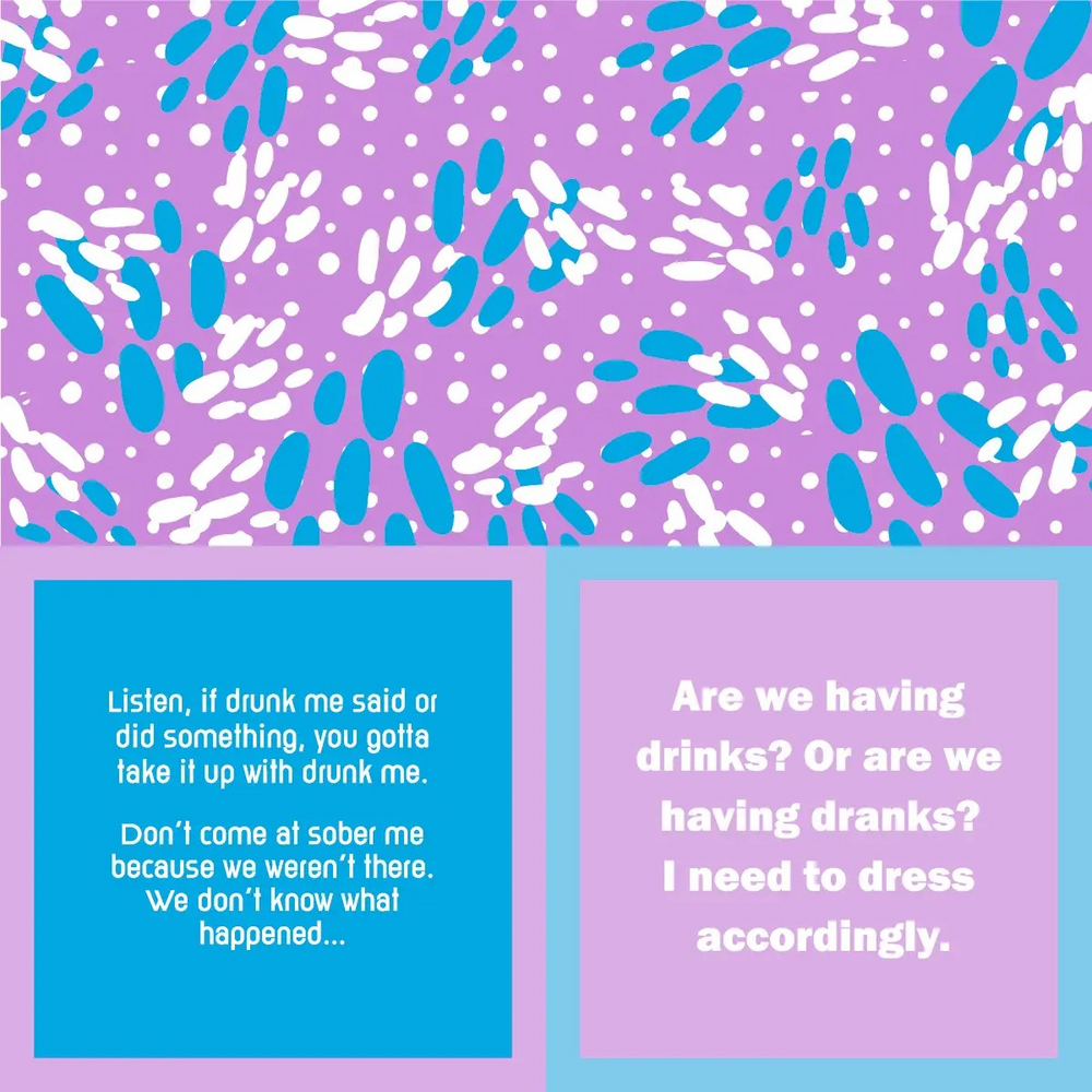 Napkin Drunk Me | Funny Party Gift | Cocktail Napkin