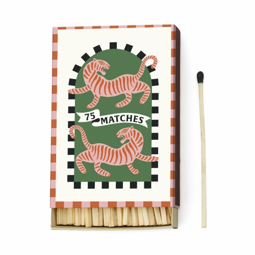 BOXED MATCHES - TIGER SET OF 75 MATCHES