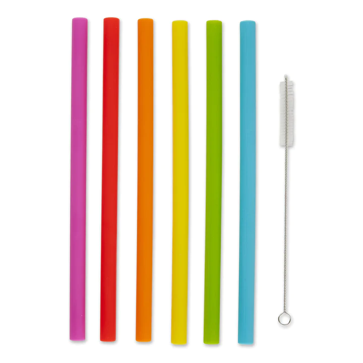 RSVP Silicone Smoothie Straws