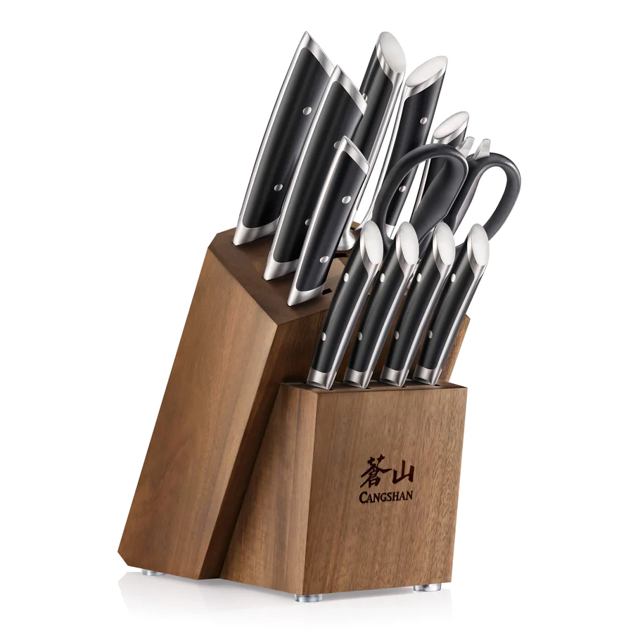 Helena (Blk) 12pc Knife Block Set