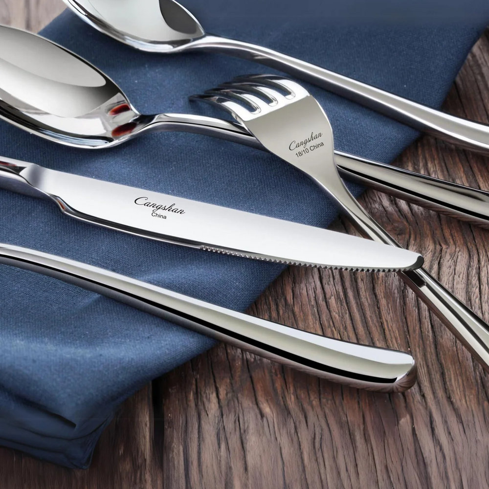 Flatware Set (20-Pcs) Forged Rain ll Series