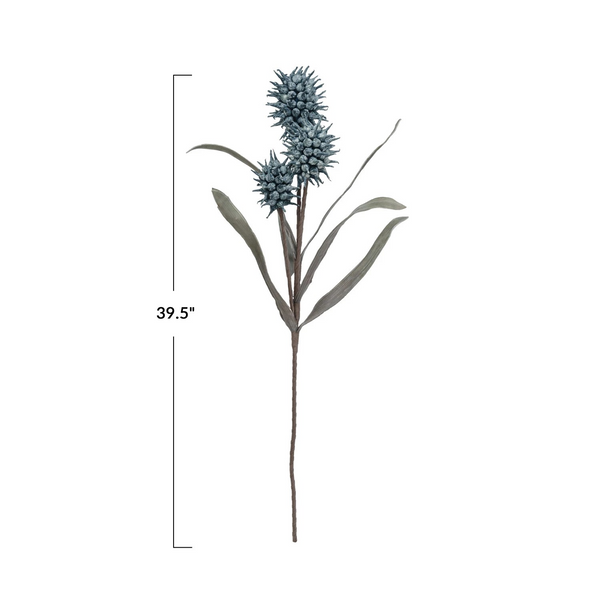 39-1/2"H Faux Pod Pick, Blue