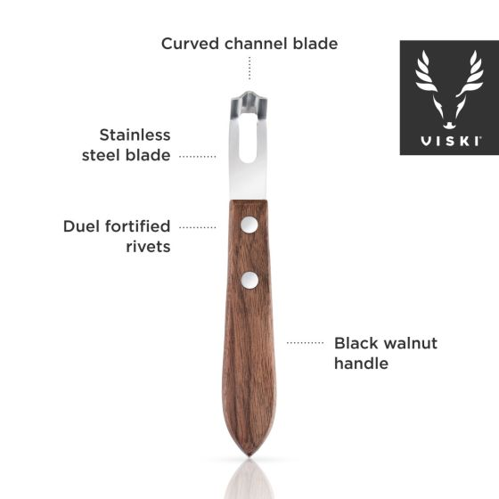 Walnut Channel Knife by Viski