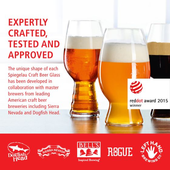 Spiegelau Craft Beer IPA Glass, Set of 4