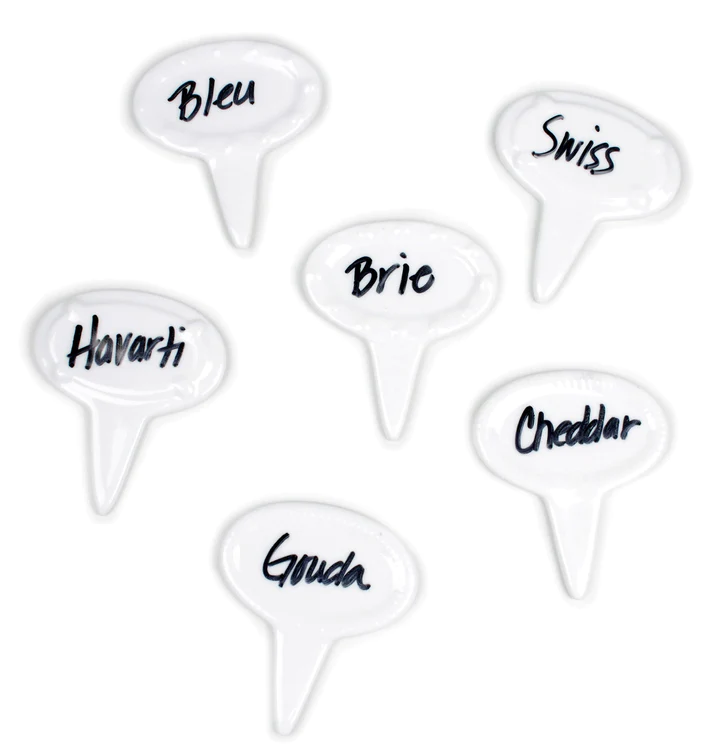 Oval Cheese Labels