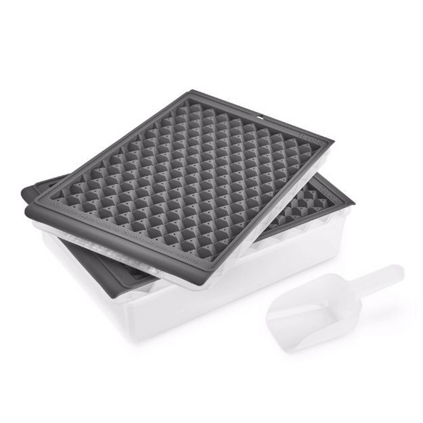 Mini Ice Twist & Release Trays with Storage Bin and Ice Scoop
