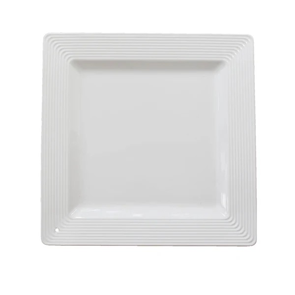 Pinstripes Square Platter K9