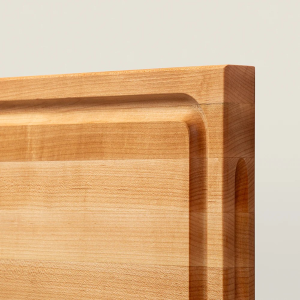 Maple BBQ Cutting Board with Juice Groove 1-1/2" Thick 18x12x1.5"