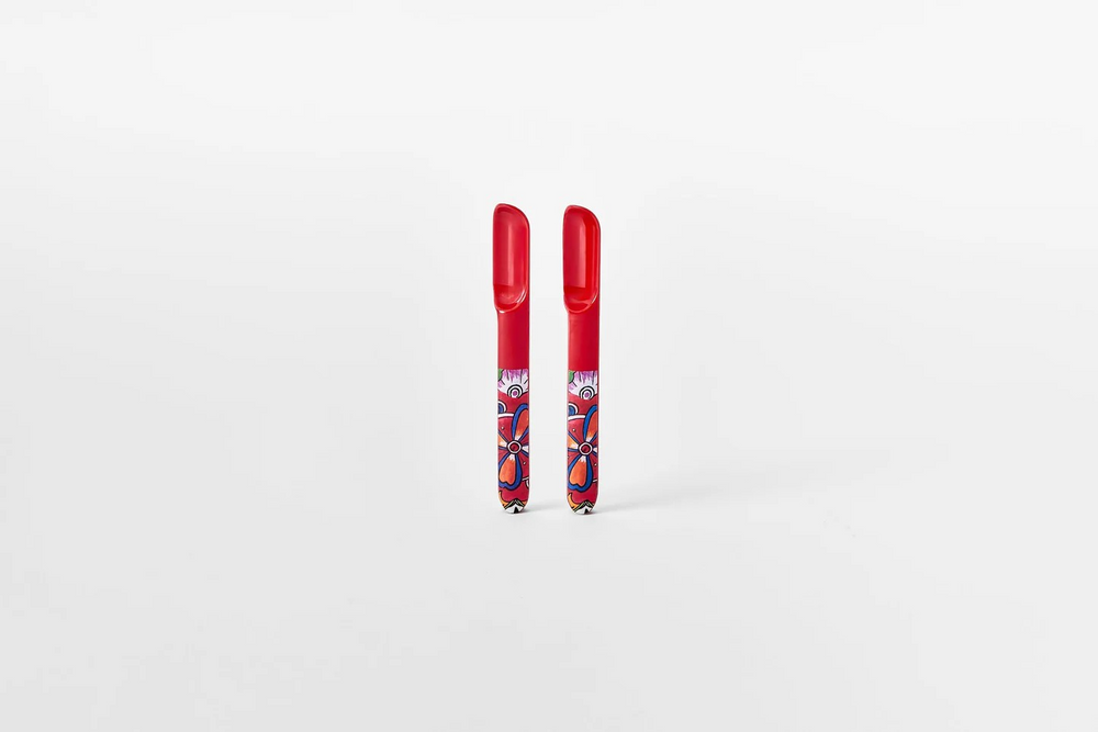 Taco Spoons Set of 2 - Red