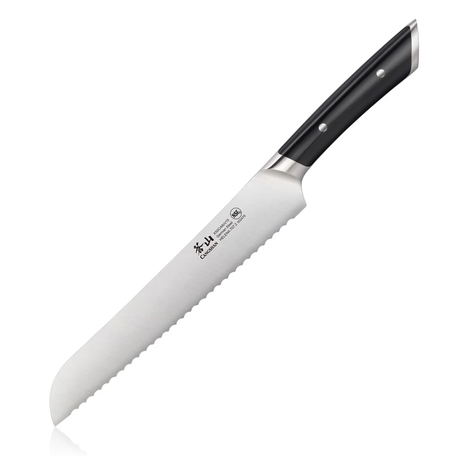Helena (Blk) 8" Bread Knife