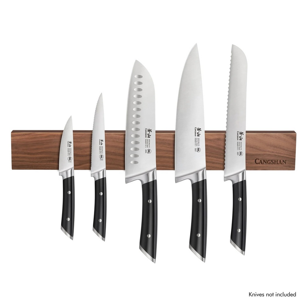 Walnut Magnetic Knife Bar 18".