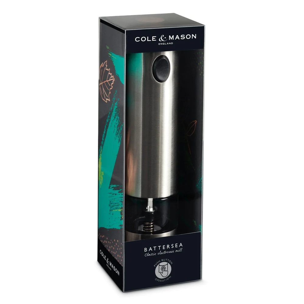 Cole & Mason Battersea Electronic Salt & Pepper 21cm, Single Mill