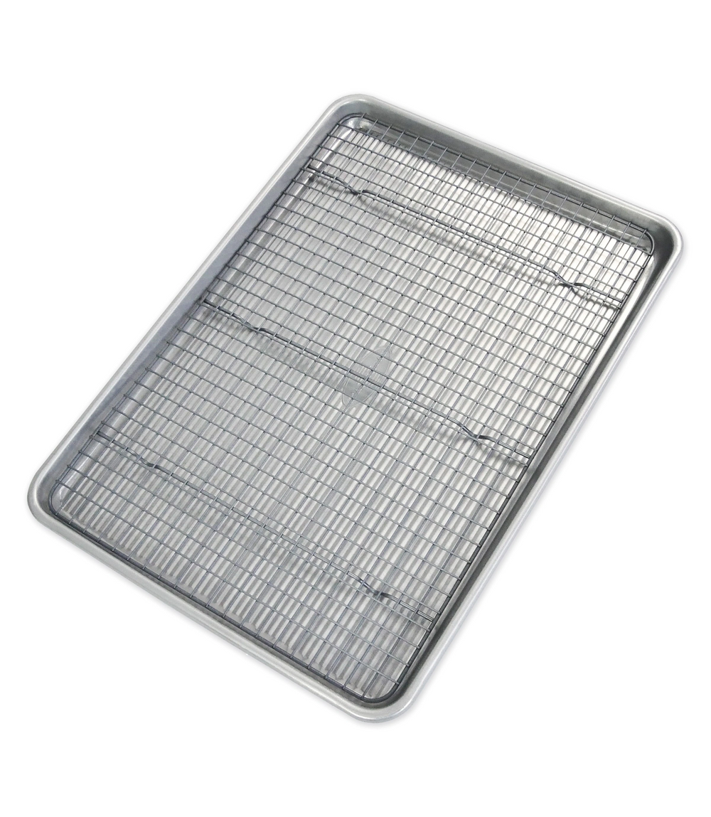 Nonstick Aluminum Half Sheet & Rack Set