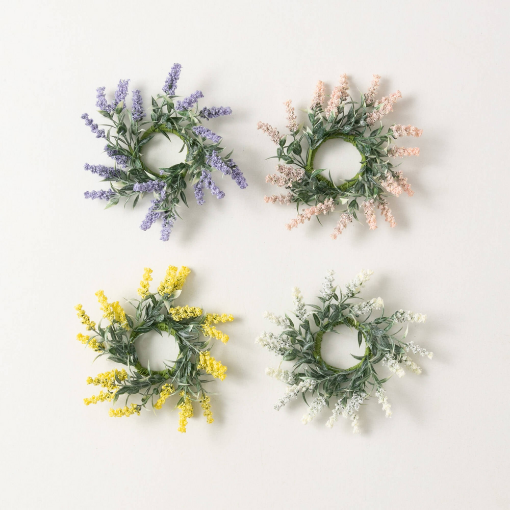 1.5 " Berry Candle Flower Ring - Assorted