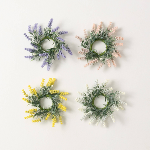 1.5 " Berry Candle Flower Ring - Assorted