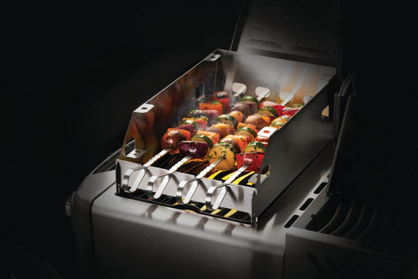 Sizzle Zone Burner Windshield and Skewer Rack - Large