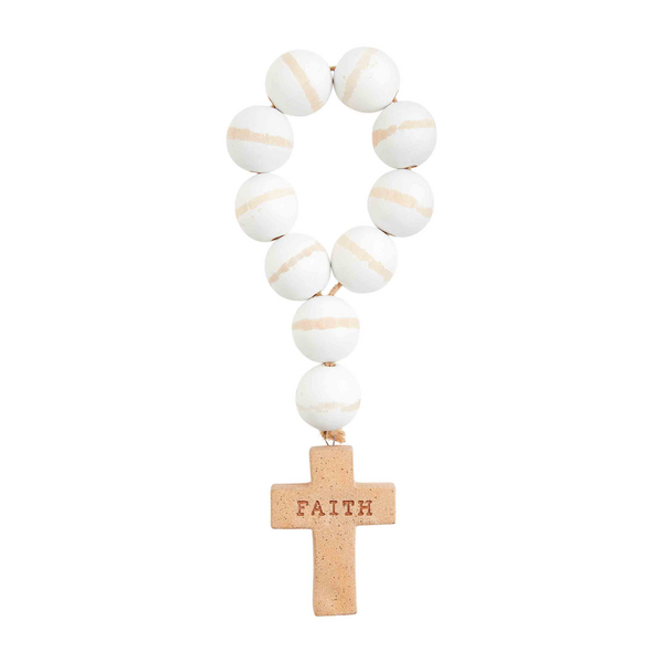 Mud Pie Terracotta Wood Beads