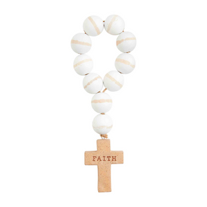 Mud Pie Terracotta Wood Beads