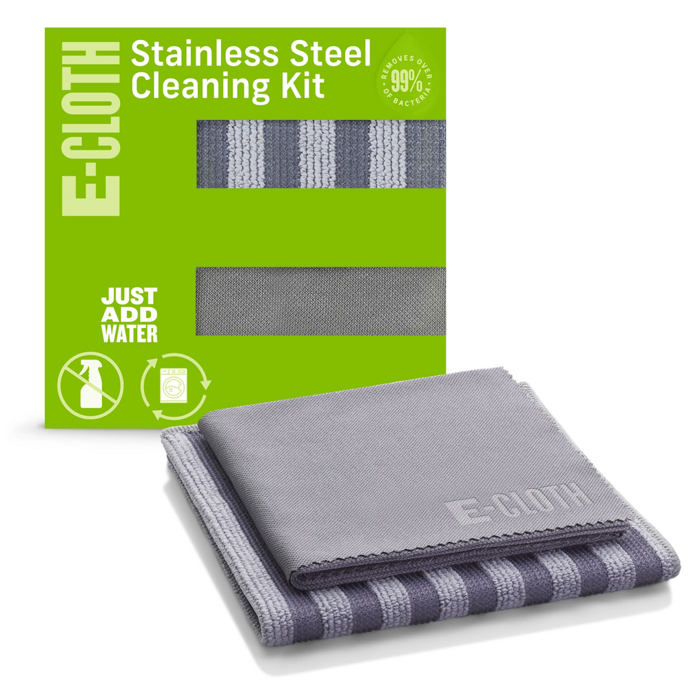 Stainless Steel Cleaning Cloths (Set of 2)