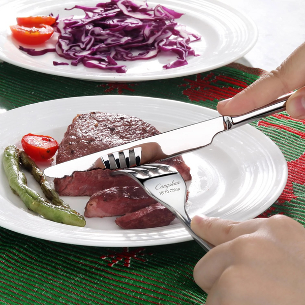 Flatware Set (47-Pcs) - Rain ll Series
