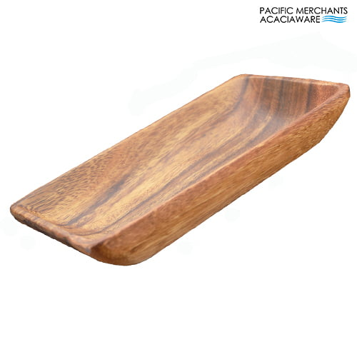 Acacia Wood Rectangle Serving Tray 8" x 5"