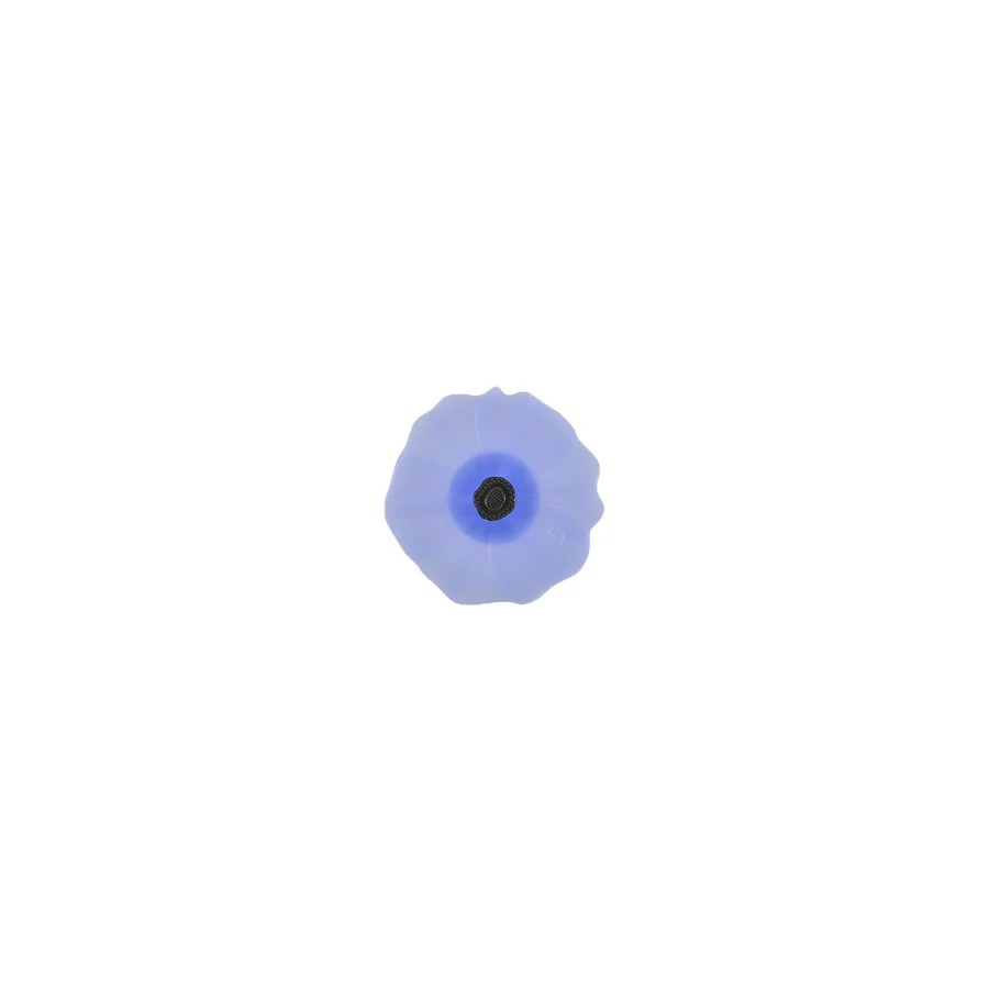 Poppy Bottle Stopper Blue Palatinate
