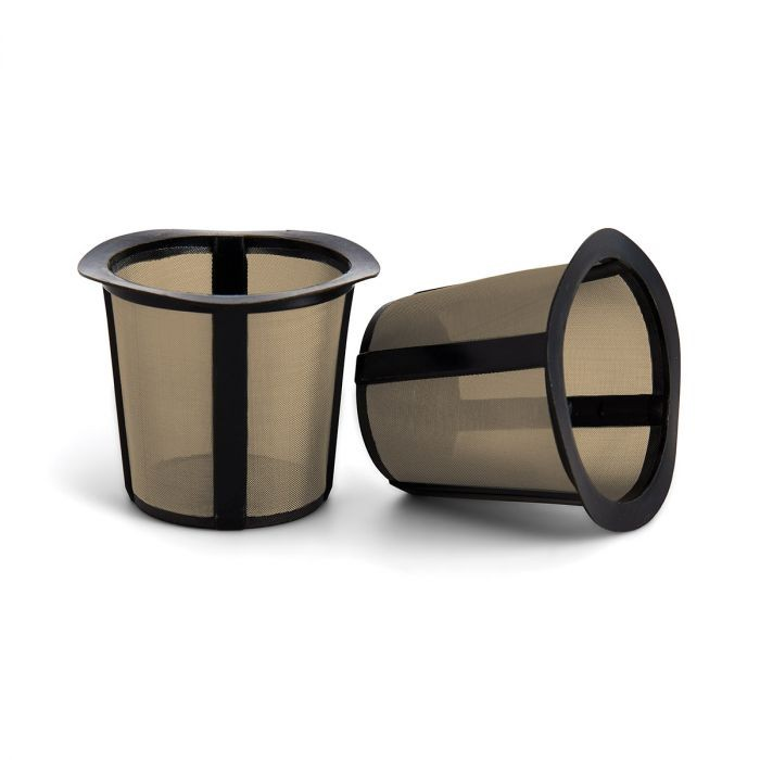 Gold Mesh Coffee K-Cup Filters, Set of 2