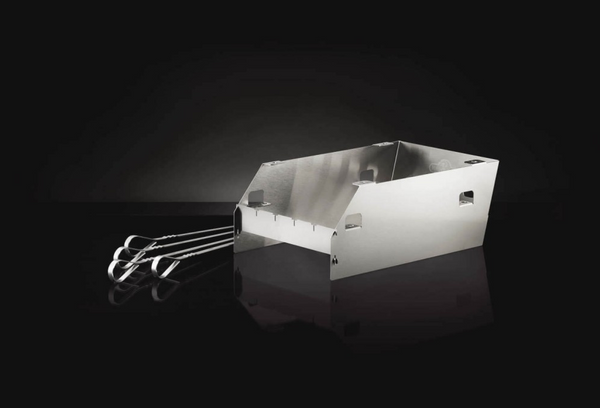 Sizzle Zone Burner Windshield and Skewer Rack - Large