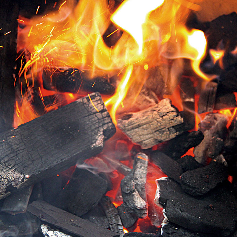 Natural Oak & Hickory Lump Charcoal