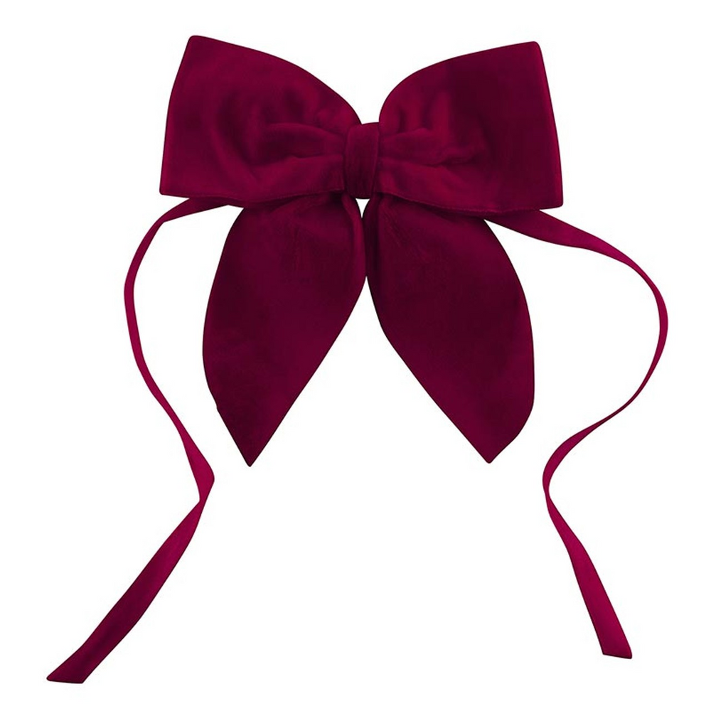 Velvet Bow Napkin Ties - Orange + Maroon + Pink + Green