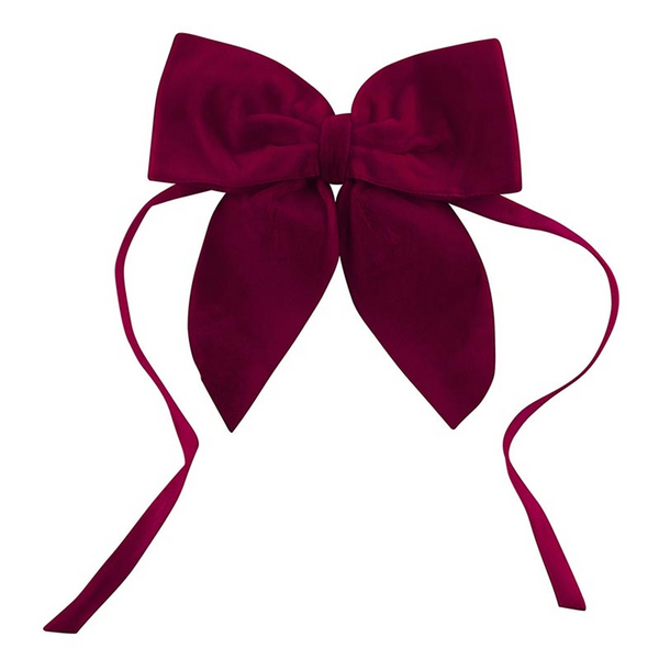 Velvet Bow Napkin Ties - Orange + Maroon + Pink + Green
