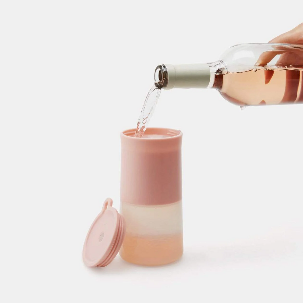 Rabbit Frozen Cocktail Silicone Tumbler Set, Pink