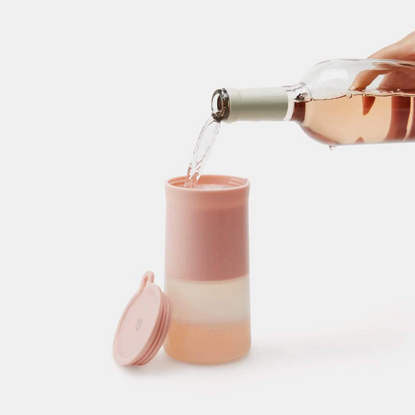 Rabbit Frozen Cocktail Silicone Tumbler Set, Pink